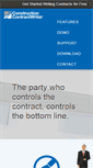 Mobile Screenshot of constructioncontractwriter.com